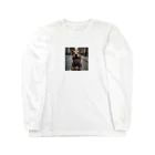 kaerinofficeのこのかわいいワンちゃん、まるでカメラ目線！ Long Sleeve T-Shirt