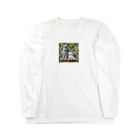 hachitaroのフレミッシュジャイアントとビションフリーゼ Long Sleeve T-Shirt