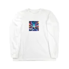 ganosのドット絵ネオン2 Long Sleeve T-Shirt