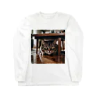 zigerparkの隠れる猫 Long Sleeve T-Shirt