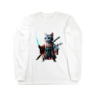 samuraicatのSamurai CAT ロングスリーブTシャツ