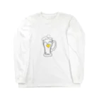 A-Kdesignのbeer love① Long Sleeve T-Shirt