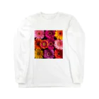 オンラインショップイエローリーフの色鮮やかな綺麗な花 Long Sleeve T-Shirt