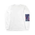 Whoのサイバーパンクな街並み Long Sleeve T-Shirt