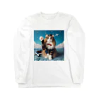 sophie138の猫の客室乗務員 Long Sleeve T-Shirt