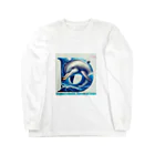 NaturalCanvasのOcean's Smile, Waves of Hope ロングスリーブTシャツ