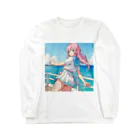 yozoraniyumeoの魔法セーラー少女 ロングスリーブTシャツ