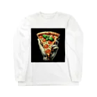 yuriseのおしゃれなpizzaのグッズ Long Sleeve T-Shirt