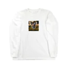 tabi555のそらとぶ犬 Long Sleeve T-Shirt