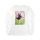 Ａｔｅｌｉｅｒ　Ｈｅｕｒｅｕｘのお花畑のクロ ロングスリーブTシャツ
