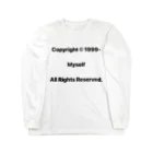 自分用の@自分。(1999年生まれ) Long Sleeve T-Shirt