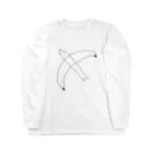 yagiyのかもめ（ブラック） Long Sleeve T-Shirt