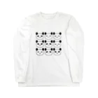 Tea Drop Sの表情パンダ Long Sleeve T-Shirt