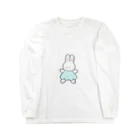 ふんわりうさちゃんのすやすや Long Sleeve T-Shirt