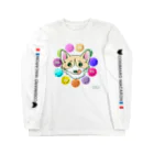 こぎまろのマカロンまろ ロングスリーブTシャツ Long Sleeve T-Shirt