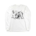 jagged_teethのrocky mountain ロングスリーブTシャツ