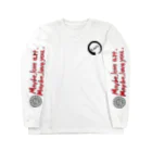 Louis.のLouis_ 袖文字 赤色 Long Sleeve T-Shirt