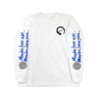 Louis.のLouis_袖文字 青色 Long Sleeve T-Shirt