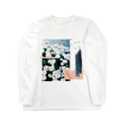 こだまのノースポール という 花 Long Sleeve T-Shirt