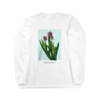 FUJIMARUのTulip / pink blue Long Sleeve T-Shirt