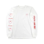 eyes on meのe_o_m hato レッド Long Sleeve T-Shirt