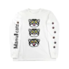 MUSEUM LAB SHOP MITのManul＊マヌルネコだらけのロンT Long Sleeve T-Shirt