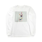 フレンチブルドッグのポトフ。のhappy  potofu Long Sleeve T-Shirt