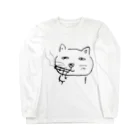 TamaGoの@cat ロングスリーブTシャツ