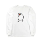 243のかしげる文鳥 Long Sleeve T-Shirt