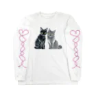 miiyaの三居屋の水引猫 初恋 duo Long Sleeve T-Shirt