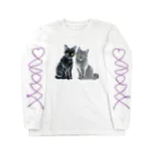 miiyaの三居屋の水引猫 初恋 duo 2 Long Sleeve T-Shirt