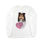 Drecome_DesignのShetland Sheepdog(シェルティ) ロングスリーブTシャツ