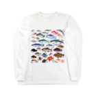 MUSEUM LAB SHOP MITの魚図鑑 Long Sleeve T-Shirt