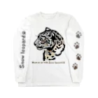 MUSEUM LAB SHOP MITのSnow leopard＊ユキヒョウ　 Long Sleeve T-Shirt