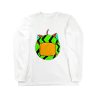 ゾンビバニーガールの🍉すいかブタ🐷 Long Sleeve T-Shirt