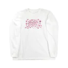 SGKOUBOUのピンクボックス散乱 Long Sleeve T-Shirt