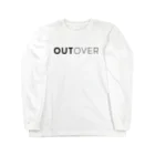 OUTOVERのOUTOVER_LOGO_BK ロングスリーブTシャツ