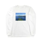 mtpurofeの吸い込まれる青 Long Sleeve T-Shirt