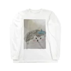 harinoのベレー帽かぶったハリネズミ Long Sleeve T-Shirt