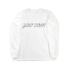 genkの筆記体 ZAKO DOWN ロングスリーブTシャツ