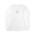 CHIMNEY雑貨店のななしのおばけちゃんシスターズ(黒フチ) Long Sleeve T-Shirt