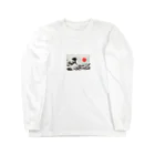 Wie Sie wollenのJapanese Sun×Hokusai Long Sleeve T-Shirt