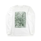 古書　天牛書店のサボテンの庭＜アンティーク・イラスト＞ Long Sleeve T-Shirt