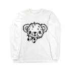 Cɐkeccooのクマのブラウン-シンプル(うさぎのラビのお友達) Long Sleeve T-Shirt