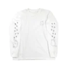 ぽこじろう雑貨店  mili mili (ミリミリ)の登り下りチンチラ Long Sleeve T-Shirt