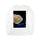 メンヘラドラゴンのブルーアイズアルティメットお外飲み 롱 슬리브 티셔츠