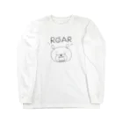 くまのもりのROAR。 ロングスリーブTシャツ