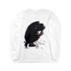 DAIGAKUKUNの落ち込む女性 Long Sleeve T-Shirt