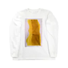 VintageのAbstrato Amarelo Long Sleeve T-Shirt