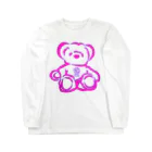 THE PARTY DOES NOT ENDのBear Long Sleeve T-Shirt